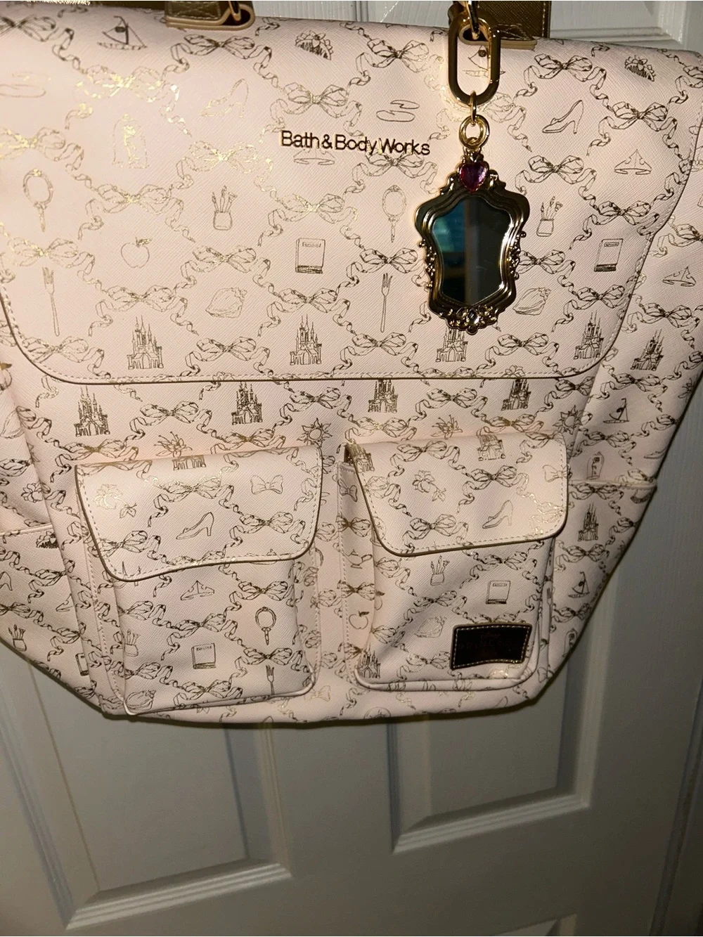BNWOT Bath & Body Works Disney Tote with Gold Accents